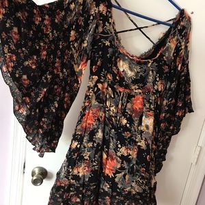 NWT Free People bohemian flowered dress